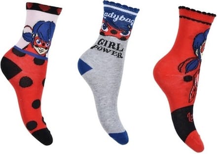 Ladybug sokken mt. 23-26 (3 paar) B