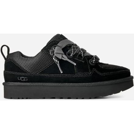 UGG® Lo Lowmel sneaker in Black, Maat 42, Suede/Textiel