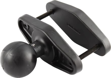 Vierkante Paal Klem Basis voor Palen tot 4" Breed - D Maat RAM-D-247U-4