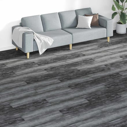 vidaXL - Vloerplanken - Grijs - 5,26 - m² - 18 - st - PVC