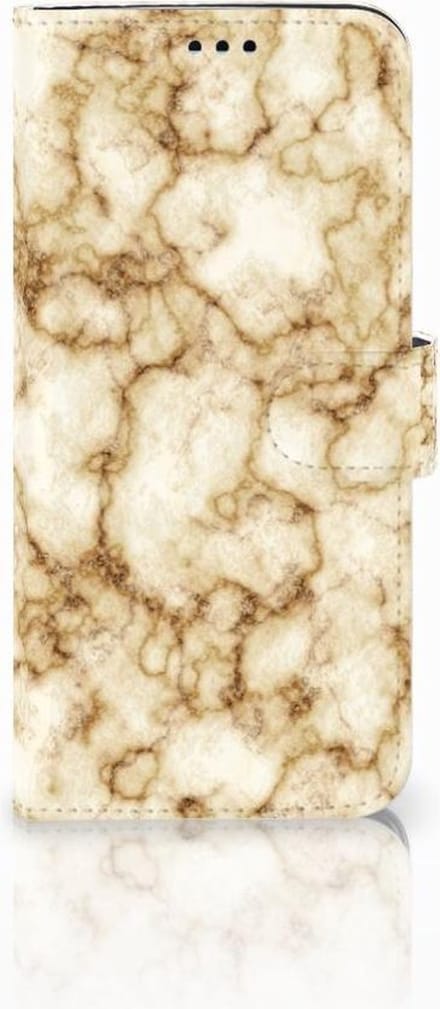Samsung Galaxy S9 Plus Bookcase Marmer Goud