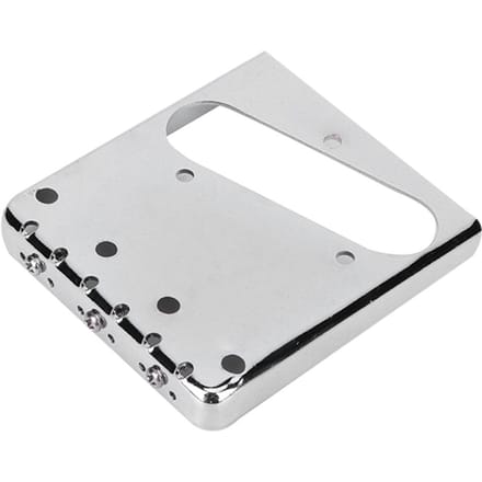 Elektrische Gitaar Zadels Brug 3 Zadels Vast voor TL Set Vervanging Elektrisch Instrument Zilver white