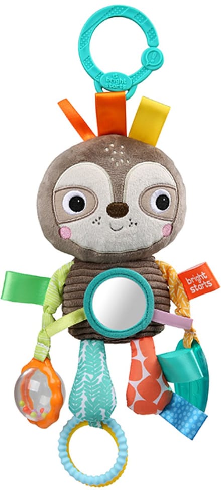 Baby pluche activity luiaard - Bright Starts - vanaf 0 maanden