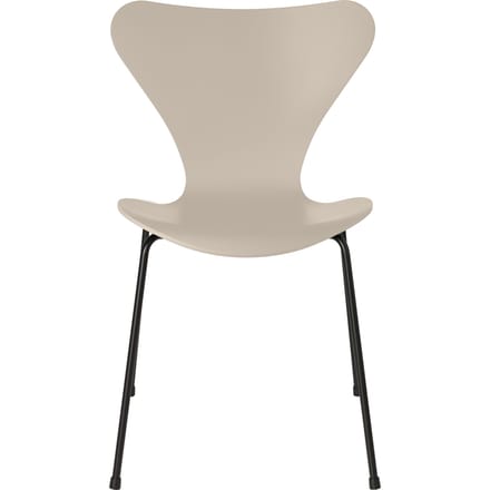 Fritz Hansen Serie 7 3107 Stoel - lak - light beige - zwart