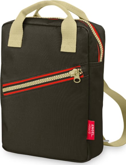 Rugzak large 'Zipper brown' - 12 liter - Engelpunt