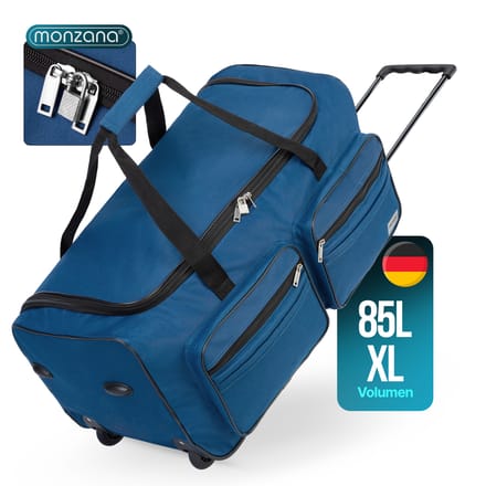 Monzana Rol reistas blauw 85 Liter