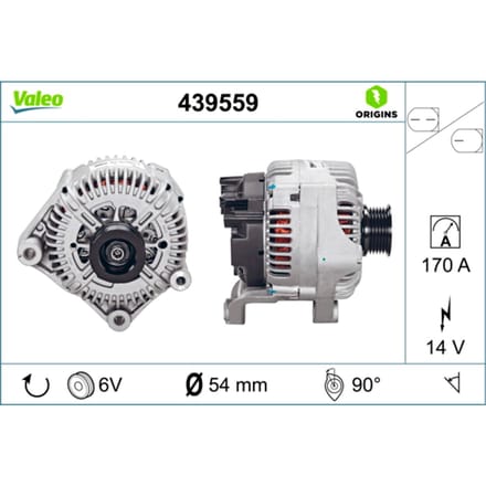 Dynamo / Alternator VALEO ORIGINS NEW VALEO 439559