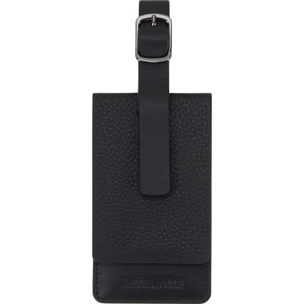 Samsonite Ta Revolution Lederen bagagelabel Zwart
