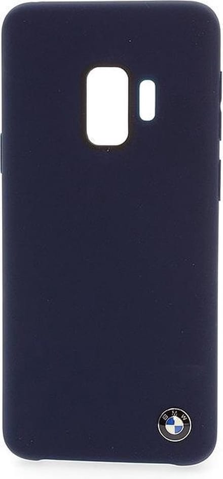 Blauw hoesje BMW - Backcover - Soft Touch - Leer - Galaxy S9 - BMW Edition