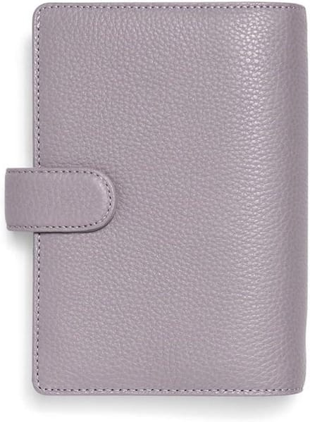 Persoonlijke Organizer - Agenda Planner - Dagelijkse Planning - Generfd Leer - Personal Formaat - Lavendel