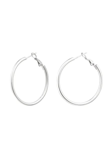 Hoops Zilver - Basic - Jewelleries.nl - Dames - Oorringen