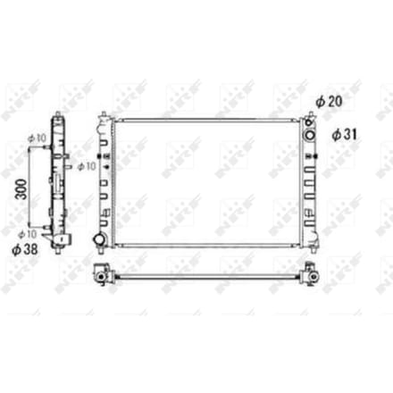 Radiator NRF 53684
