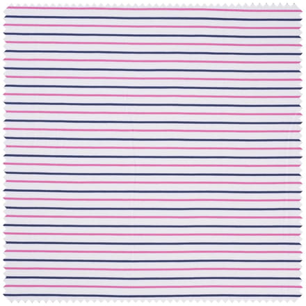 Jersey stof "Strepen tweekleurig" - Blauw-Lila