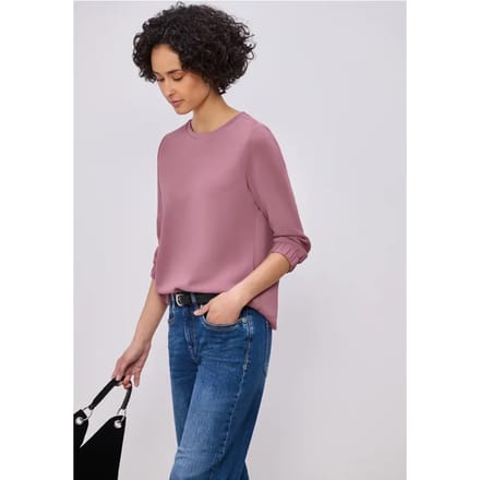 Shirt in effen kleur