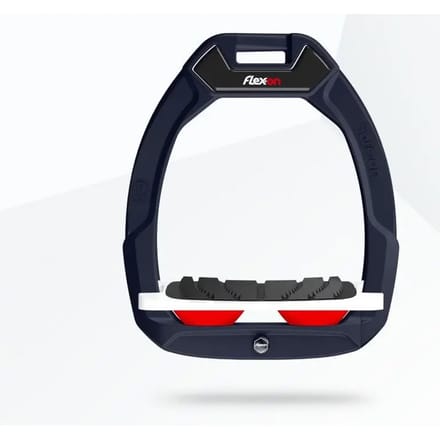 Veiligheid stijgbeugels Rijdraad Ingelend Grip Bruin/Wit/Rot Flex-On Safe-On