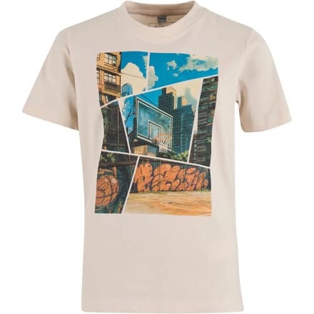 Mister Tee - Kids Basketball Comic Kinder Tshirt - Kids 146/152 - Roze