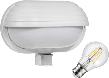 Wandlamp voor buiten met LED en bewegingssensor 180°, tot 9 meter officieel