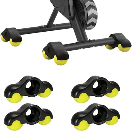 Fietstrainer Voetadapter - Indoor Cycling Accessoires - Verbeterde Training - Actieve Beweging - 4 Stuks - Zwart
