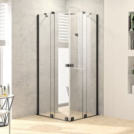 HÜPPE Xtensa pure 4-corner sliding door entry 2-piece 110 cm, left XT1305123321