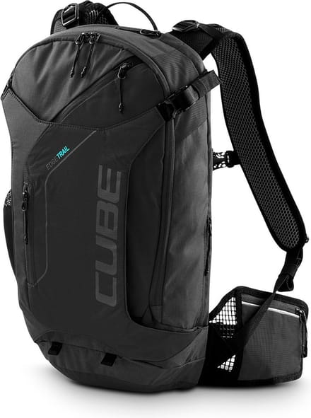 Cube Edge Trail Rugtas - Rugzak - Met rugbeschermer - Polyester - 16 Liter - Zwart