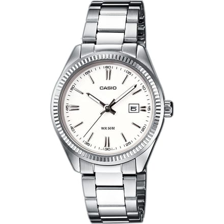 Casio Casio Collection Dames Horloge Zilverkleurig LTP-1302PD-7A1VEG