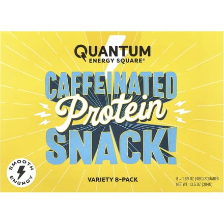 Quantum Energy Square, Variety Adventure 8-pack, 8 eenheden, 1,69 oz (48 g) elk