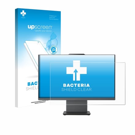 upscreen - Screenprotector voor Lenovo ThinkCentre Neo 55a Gen 6 24" - Folie Beschermfolie transparant antibacterieel