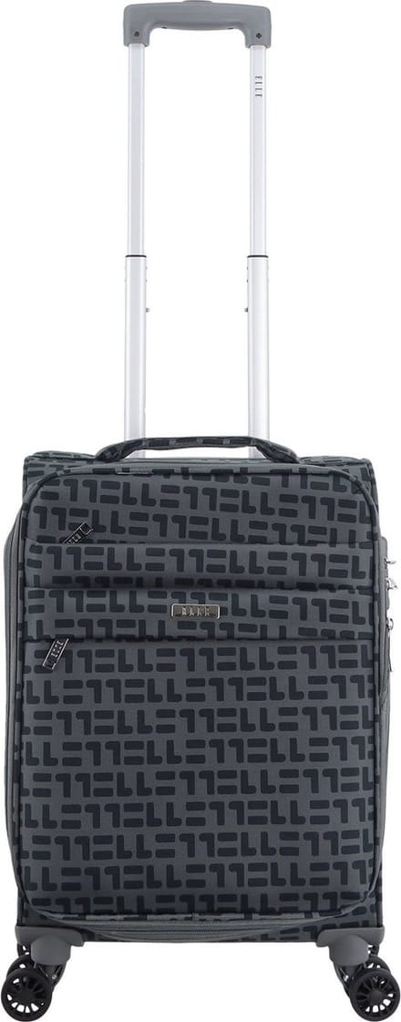 ELLE Couture Zachte Handbagage Koffer 55 cm - Small - Grijs - Grijs / Small