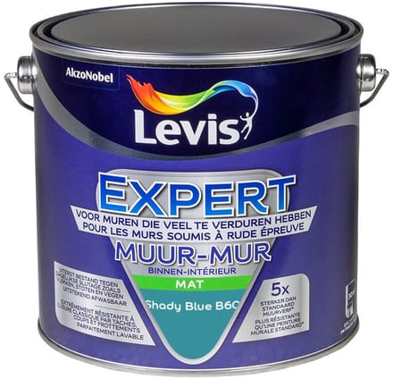 Levis - Expert Muur Binnen Mix - Shady Blue B60 - Mengverf - 2,5 L