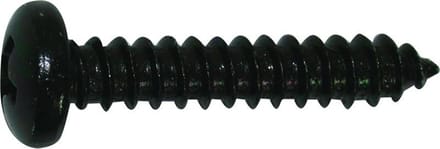 Wovar Zelftappers Zwart 3.5 x 25 mm met Cilinderkop | 100 Stuks | Zelftappende schroeven