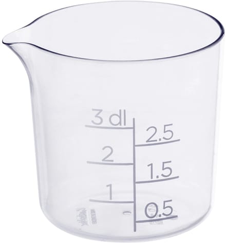 GastroMax Maatbeker 0,3 Liter Transparant
