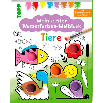 Boek "Mein erster Wasserfarben-Malblock - Tiere"