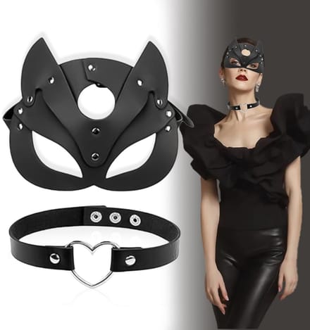 Dailygoods- Kattenmasker Verstelbaar - Feestmasker - /Kostuum