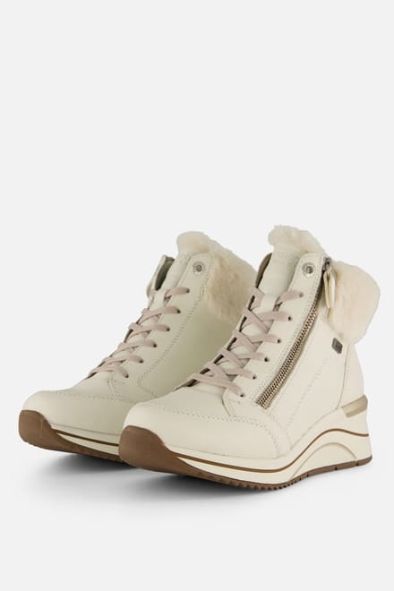 Remonte Veterboots beige Synthetisch - Maat 41