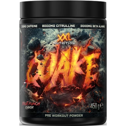 XXL Nutrition - Quake Pre Workout - Fruit Punch - 450 Gram