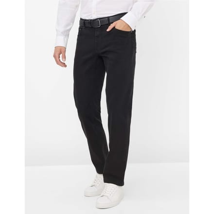 Eurex Heren Jeans  Style CARLOS, denim zwart, maat 38/34