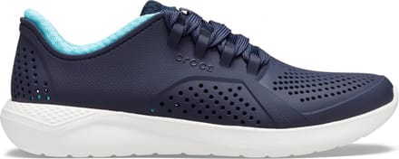 Schoenen Lifestyle / Leisure Dames 42/43 EU (W11 US) Crocs Navy / Ice blue 95% , 5% Polyester