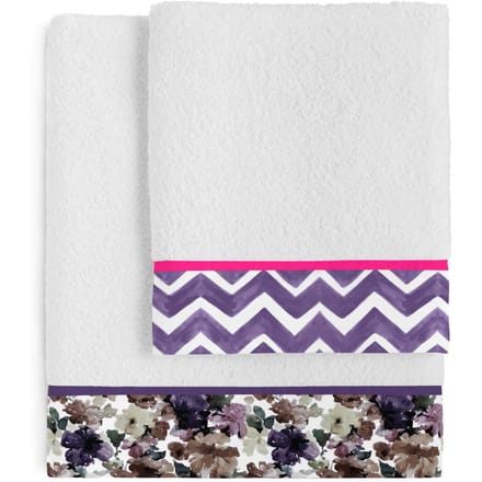 Set van 2 handdoeken Sunset Garden | Happy Friday