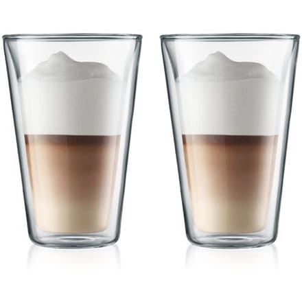 Bodum Canteen dubbelwandige glazen - 0,4 L, groot, set van 2