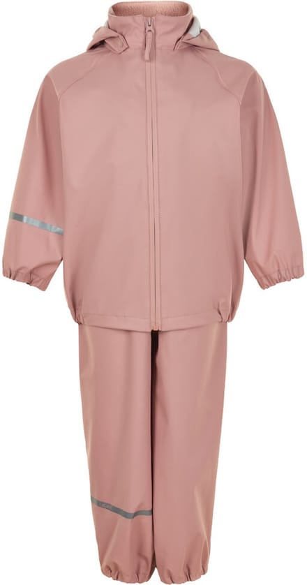 CeLaVi - Basic regenpak voor kinderen - Gerecycled - Misty Rose - maat 90 (86-98cm)