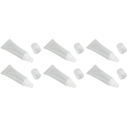 20 pièces Tubes de Gloss à Lèvres 10ml Professionnels Rechargeables Contenants Vides pour Baume à Lèvres pour Cosmétiques DIY white