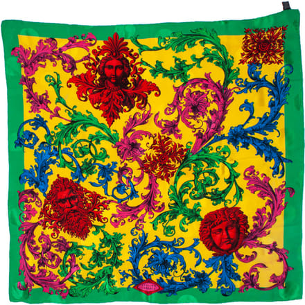 Atelier Versace Multicolored Medusa sjaal