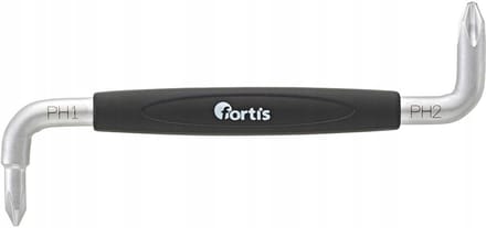 Fortis Hoekschroevendraaier PH1 + PH2 - Dubbelzijdig