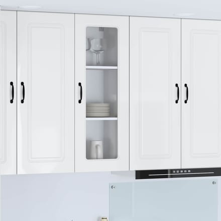 vidaXL - Vaatwasserpaneel - Kalmar - Hoogglans - wit - 40 - x - 31 - x - 100 - cm