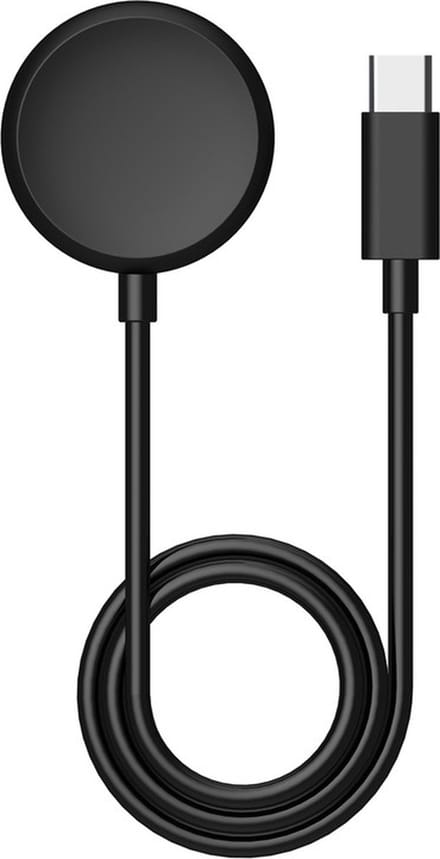 Oplader - USB-C oplaadkabel - geschikt voor Google Pixel Watch - zwart