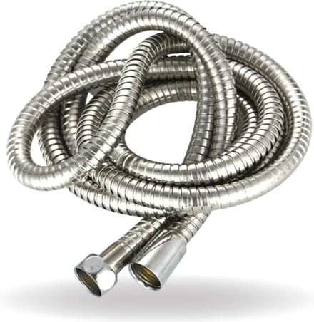Doucheslang 150 cm chroom – Metaal – Anti-knik – draaiaansluiting - Universeel