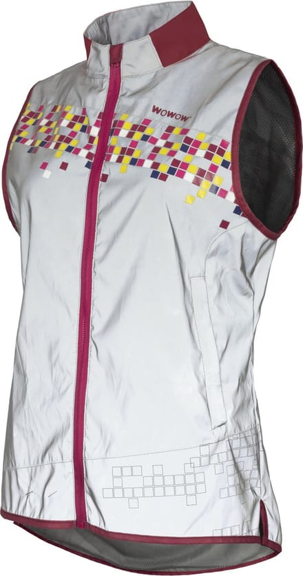 Mouwloos fietsshirt dames - Amy Jacket volledig reflecterend M