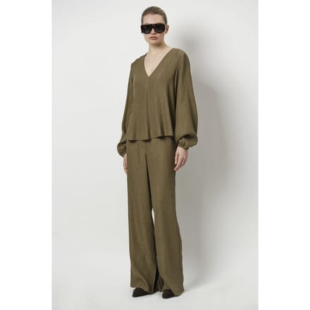 Dante6 Stardom V-neck Top Olive Balsamic Größe: 34 | Blusen Outlet | Damen | Grün