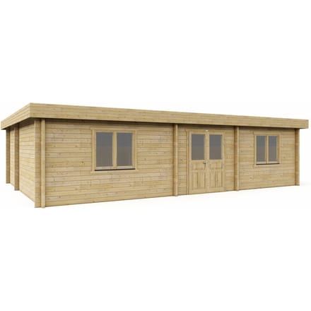 Mantelzorgwoning zorgchalet Cambridge 10,3x7,3m (70mm)