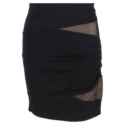 Alexander Wang minirok met meshaccenten in zwart rayon